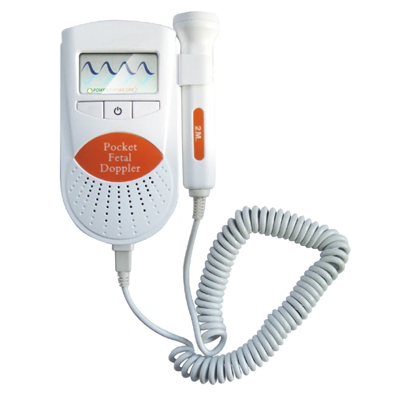 CE FDA Fetal Doppler Baby Heart Rate Monitor LCD Screen Sonoline A 2/3M Blood Flow Vascular Probe pregnant woman