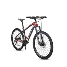 EUROBIKE 27.5*16.5inch Carbon Fibre City Mountain Bike 27 speed 27.5 inch Wheel Hydraulic Brake Complete MTB Bicycle