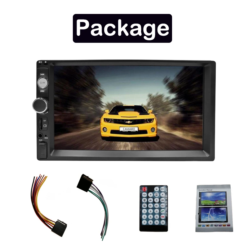 2 Din автомагнитола " HD мультимедийный плеер сенсорный экран Авто ...