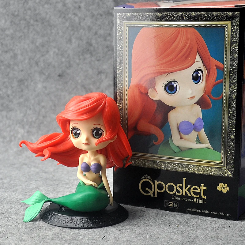 Disney Princess Figures Frozen Elsa Anna Rapunzel Belle Cinderella Alice Snow White Ariel Action Figures PVC Model Collection