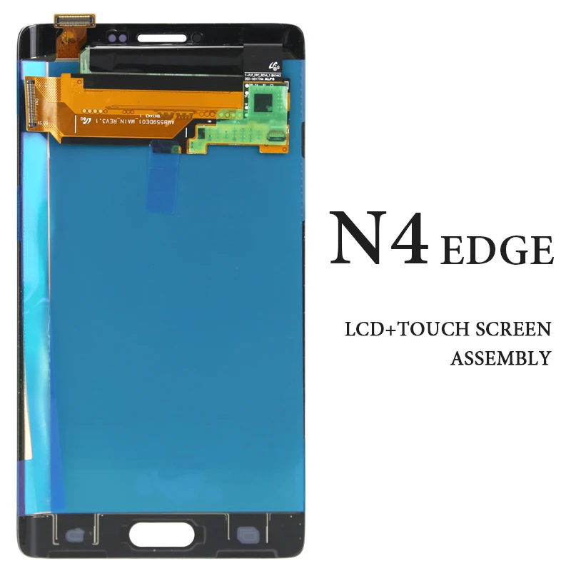 Для Samsung Note 4 Edge N915 N9150 N915F ЖК-дисплей 5 6 дюймов Цвет серый белый без битых пикселей