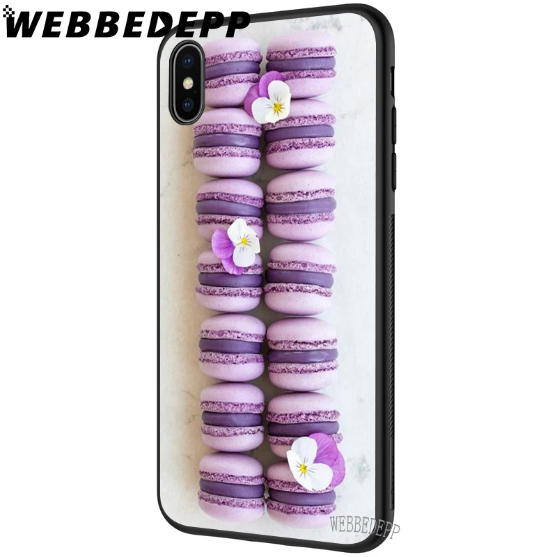 WEBBEDEPP мягкий чехол с изображением мороженого Макарон и торта для iPhone 5 5S 6 6S 7 8 Plus X XS