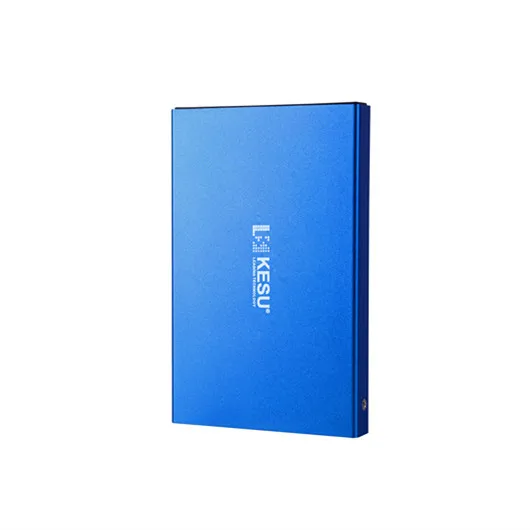 KESU внешний жесткий диск с логотипом на заказ HDD USB2.0 60g 160g 250g 320g 500g 1 TB 2 ТБ HDD для ПК Mac Tablet tv - Цвет: Синий