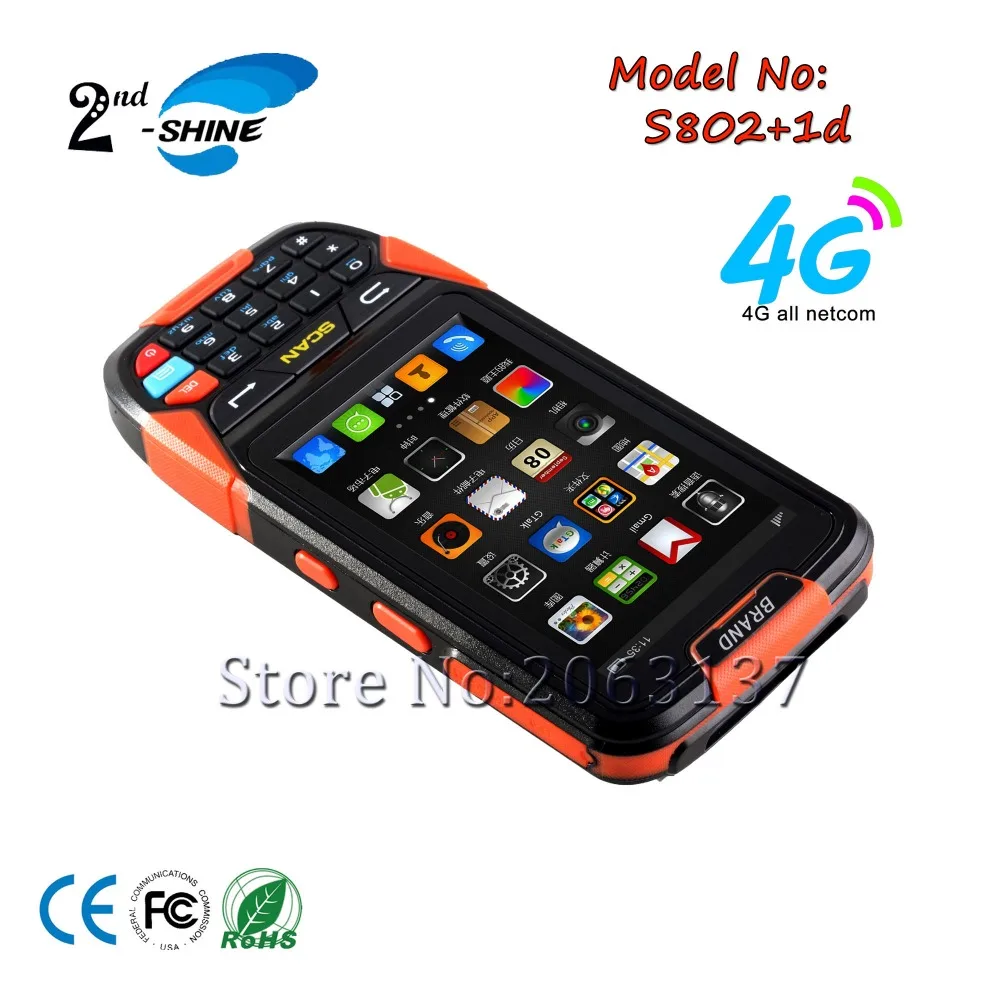 Industrial font b Smartphone b font PDA for android System Honeywell 1D Barcode Scanner