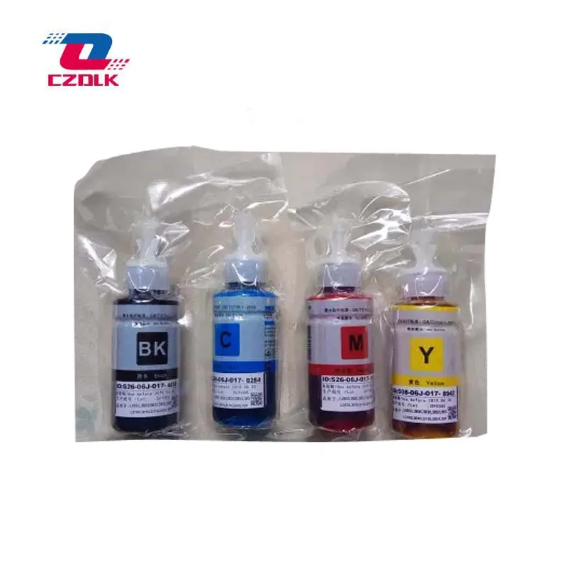 

New Compatible Specialized Bulk Ink K/M/C/Y Dye Based Non Refill Ink Kit for Epson L210 L222 L300 L312 L355 L350 L362 printer