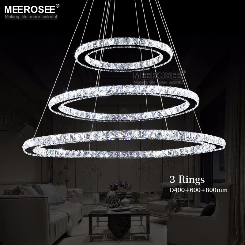 Modern Chandeliers Lighting K9 Crystal Chrome Pendant Hnaging Lamp For Living Room Bedroom Indoor Luces Led Decoracion | Освещение