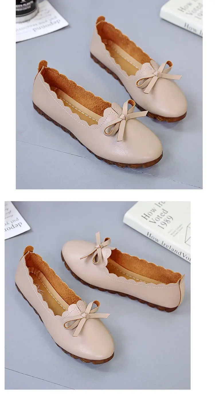 Brand Ksyoocur New Ladies Flat Shoes Casual Women Shoes Comfortable Round Toe Flat Shoes Spring/summer Women Shoes X04