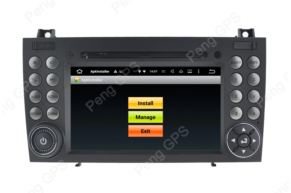 Cheap Octa Core CD DVD Player 2 Din Android 9.0 Car Radio for Benz SLK-171 2004-2011 with Harman Kardon GPS Navigation Autoradio Unit 5