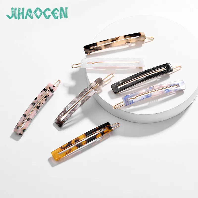 

Fashion Korean Stylish Hairpins For Women Acrylic Zinc Alloy Gold Color Vintage Accessories Online Shopping Indian Hairpin
