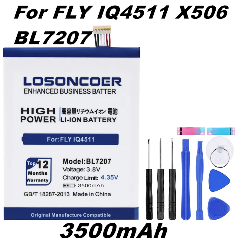 Новые поступления 3500mAh BL7207 для Infinix x506 FLY IQ4511 запасная батарея мобильного телефона