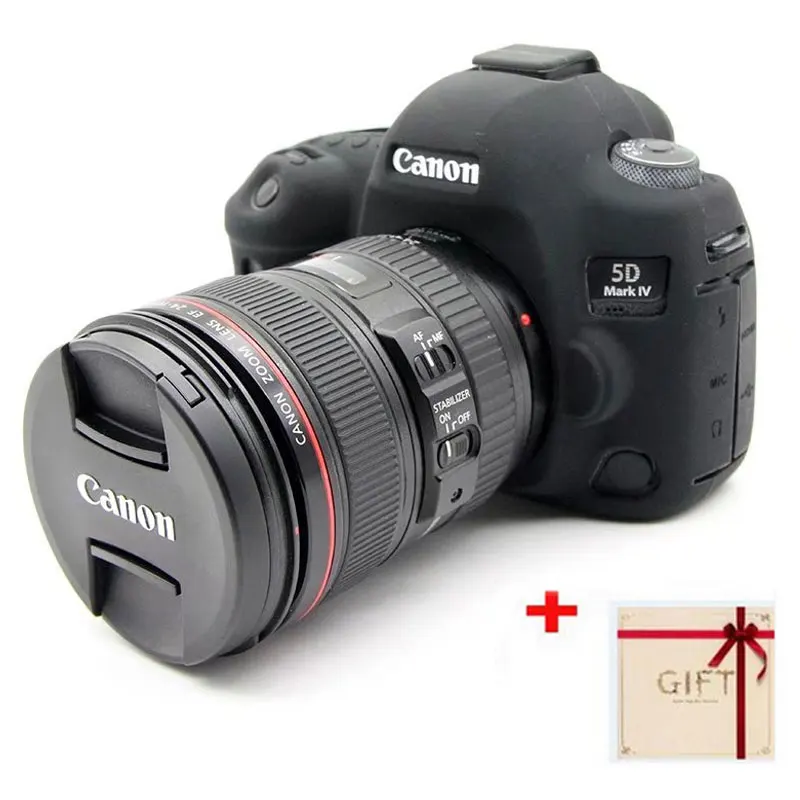 Красивый мягкий силиконовый резиновый чехол для камеры Canon EOS 5D4 5D Mark IV защитный