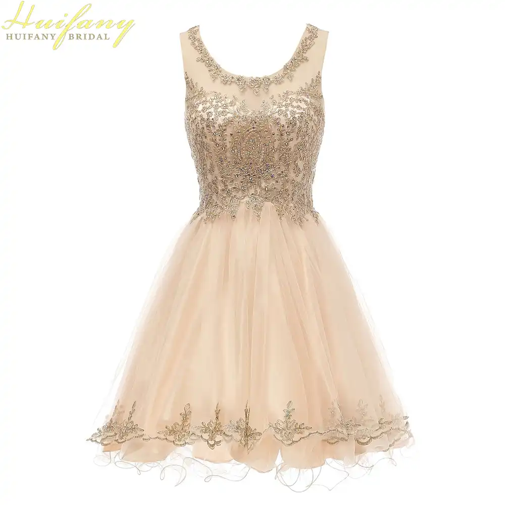 gold junior prom dresses