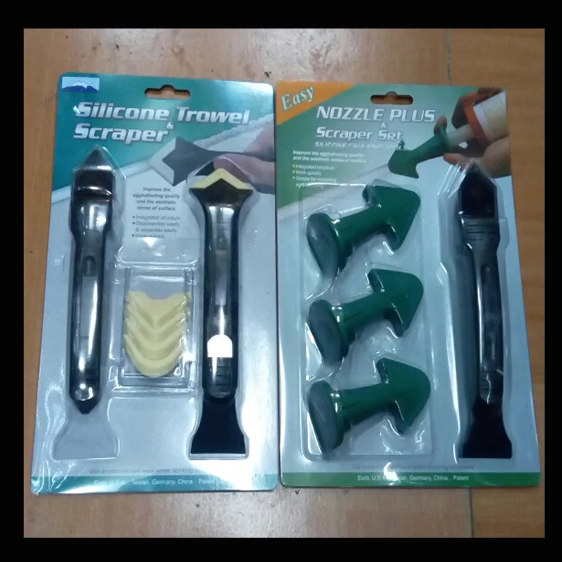 Multipurpose Squeegee Caulk Away Remover and Finisher Tools Bulider Tile Cleaner Wiper Blade