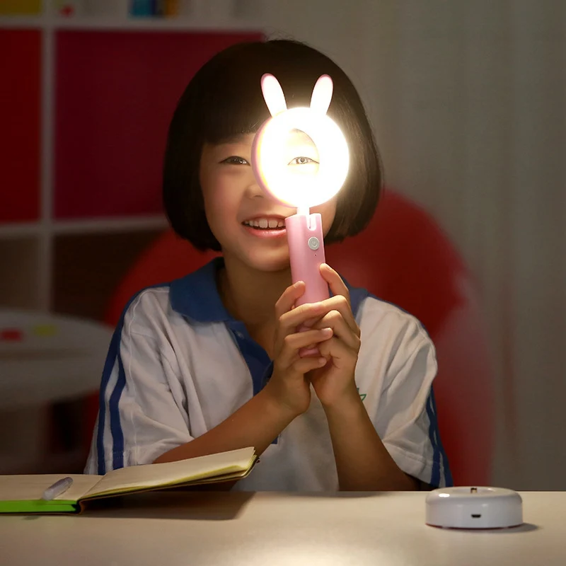 Pet LED Table Lamp USB Charging Eye Protection Desk Lamp Cute Cartoons Adjustable Children Room Bedroom Decor Reading Desk Lamp (7)