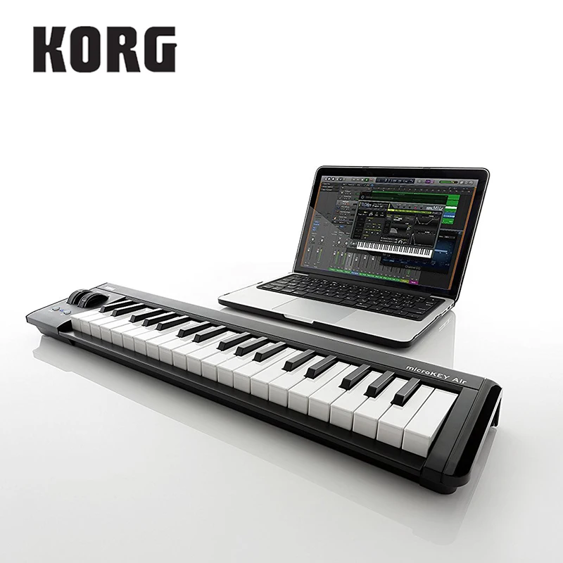 Korg MicroKEY воздуха 25/MicroKEY 37 клавиша Bluetooth и USB MIDI контроллер беспроводное подключение