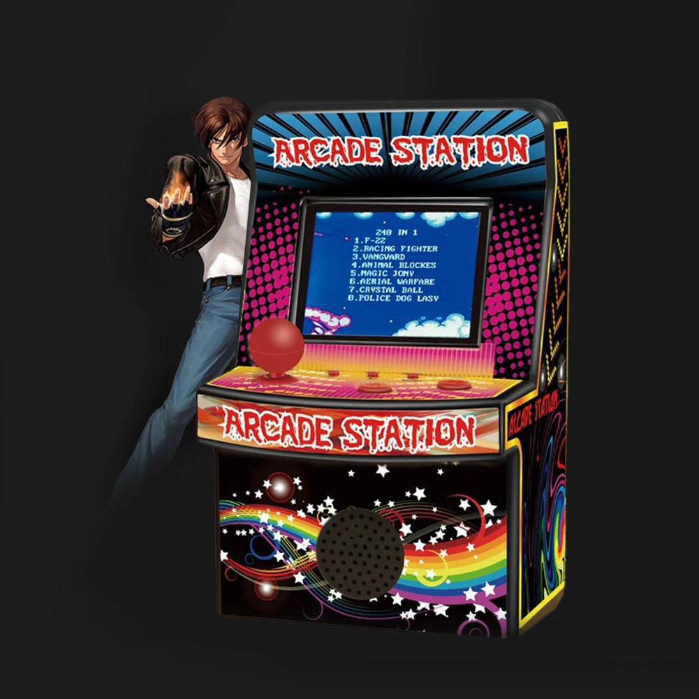 

Mini Portable Arcade Machine Classical Retro Handheld Video Game Console Built-in 183 Arcade Games