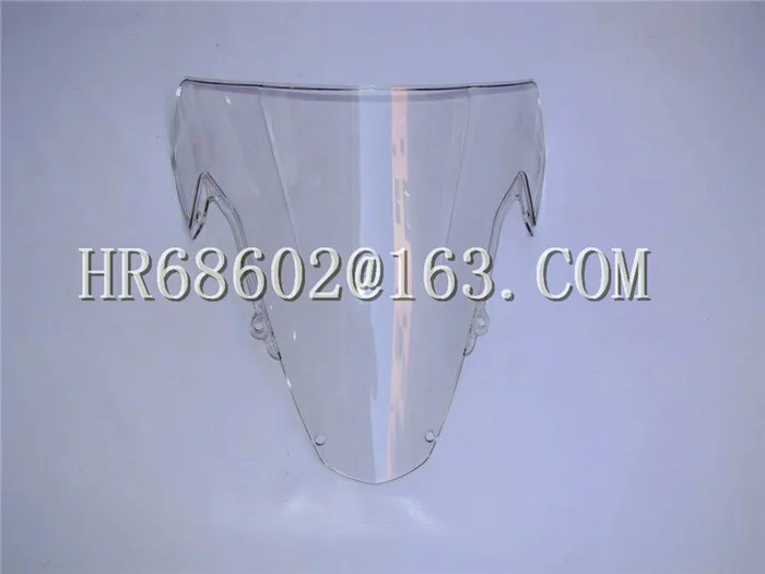 

For Suzuki GSXR 1000 R K3 2003 2004 gsxr 1000 r 03 04 White Windshield WindScreen Double Bubble