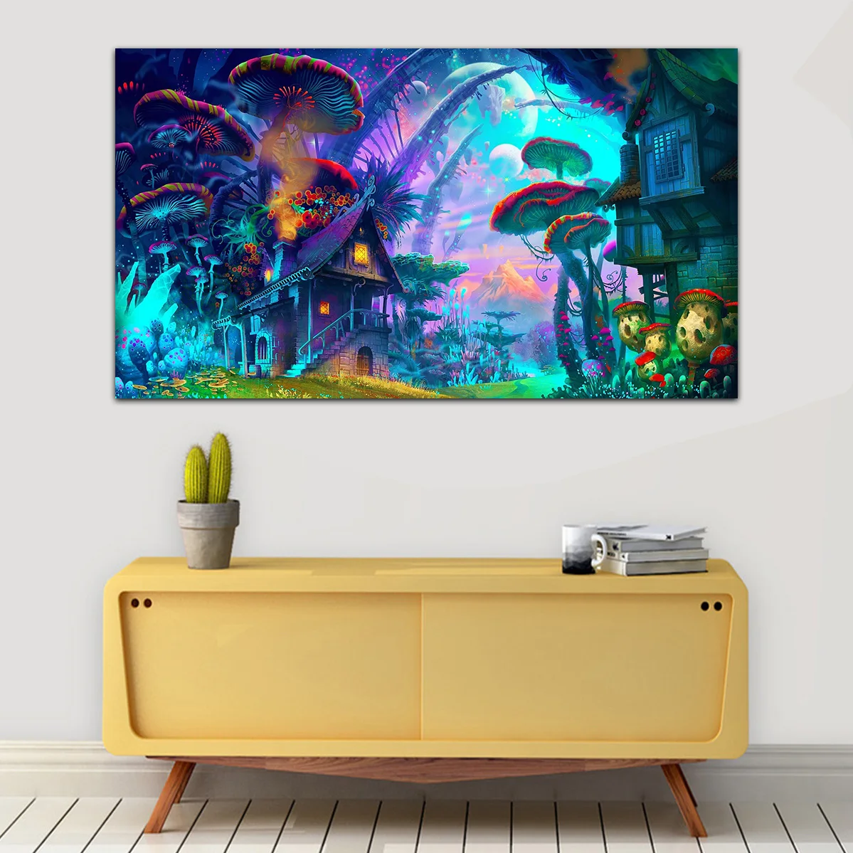 Вселенная плакат своими руками рамка Psychedel Trippy художественные плакаты и картина