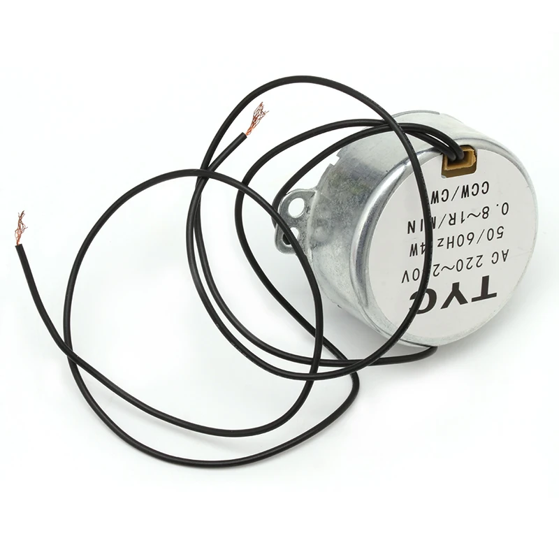 

New Synchronous Motor 220V AC Geared 4W CW/CCW Direction For Microwave Turnable