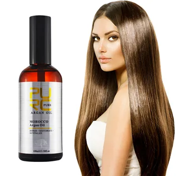 

100 ML Moroccan Argan Oil for Hair Care and Protects Damaged Hair for Moisture Hair 100ml Hair Salon Products Prevents Wrinkles