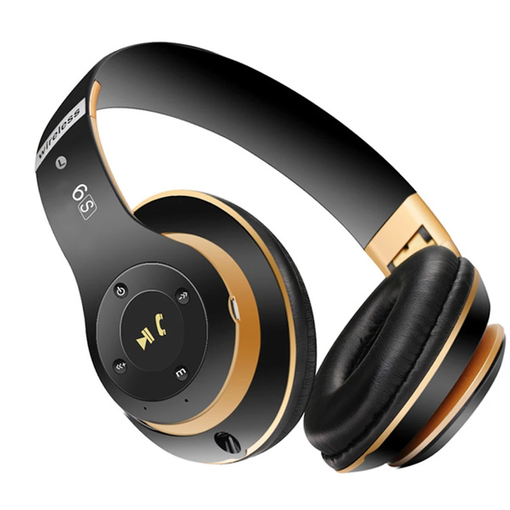 Новые S6 Bluetooth наушники беспроводные стерео гарнитуры с микрофоном/tf картой