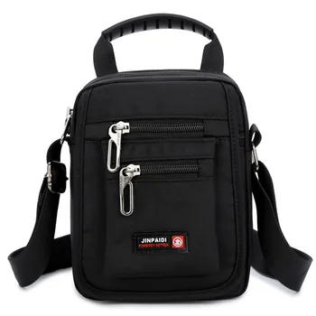 

2018 Navy Green Small Flap Shoulder & Crossbody Bags For Men Male Leisure Summer Mini Messenger Bag Black Nylon Men Shoulder Bag