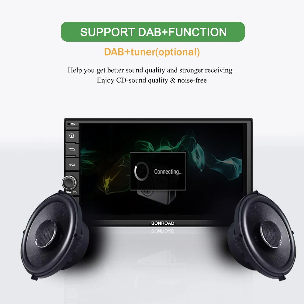 Excellent Bonroad7"2Din Octa Core Android 8.1. Car Multimedia Player With DSP For Nissan GPS Navigation Radio Stereo Audio Player(No DVD) 5