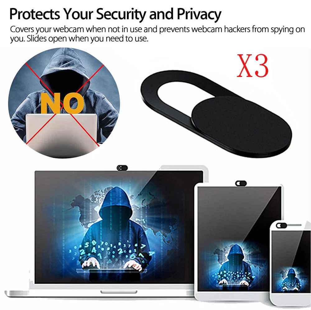 

1PC Webcam Cover Web Camera Privacy Blocker Computer Phone Ultra-Thin Sliding Webcam Cover Cell Phone Adapter Accessories