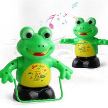 Электрический питомец светодиодный мигающий свет музыкальный канат Скакалка игрушка-лягушка взаимодействие родителя и ребенка игрушки интеллектуальное развитие подарки для детей