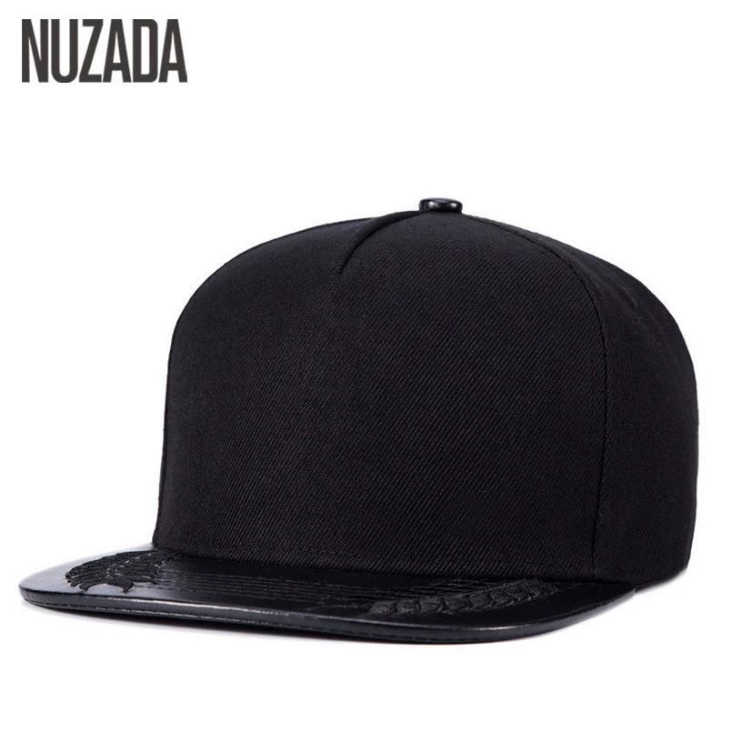 Prix pour Marques NUZADA Hip Hop Chapeaux Hommes Femmes Baseball Snapback Caps PU En Cuir Os Classique Rue Simplicité Cap jt-055 Prix pour Marques NUZADA Hip Hop Chapeaux Hommes Femmes Baseball Snapback Caps PU En Cuir Os Classique Rue Simplicité Cap jt-055