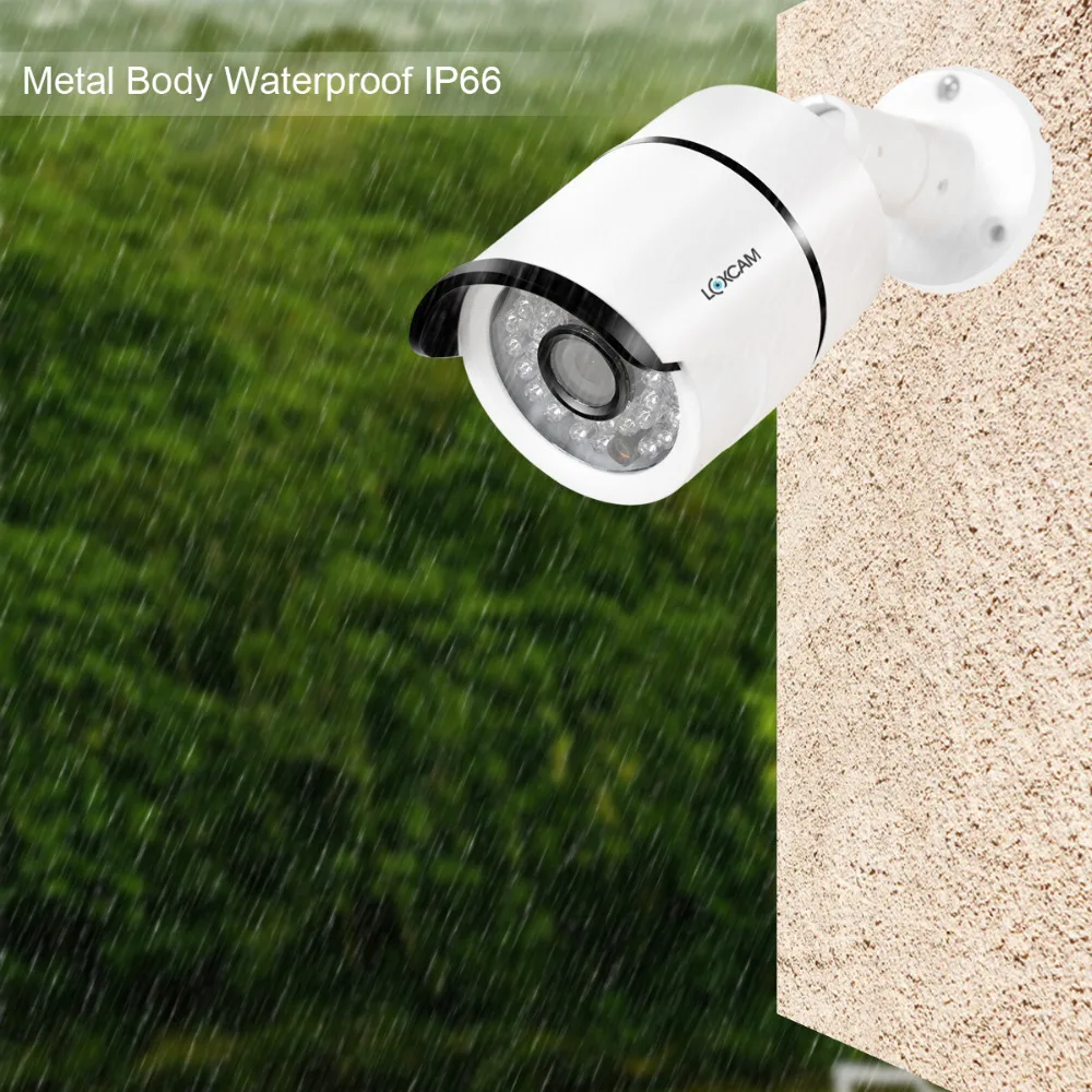 IP камера LOXCAM H.265 4 МП 48 В POE МП|Камеры видеонаблюдения| |