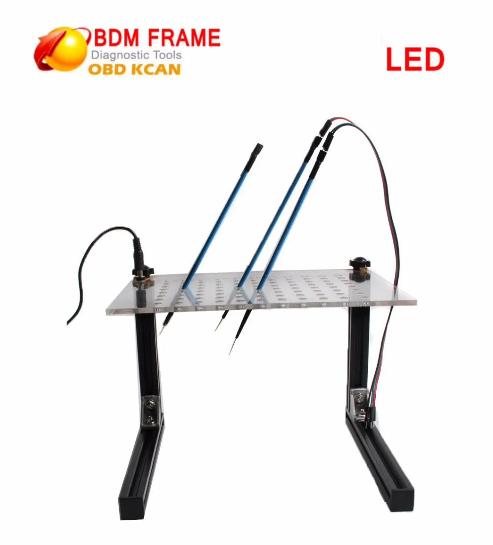 

Latest BDM frame with LED and 4 Probe Pens for BDM 100 and fgtech bdm frame adapter car ECU programmer Diagnostic-tool