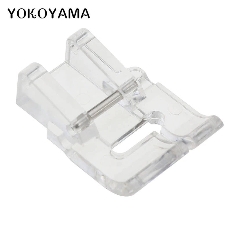 

YOKOYAMA Sewing Accessories Transparent Plastic Circular Short Satin Inlaid Presser Foot Feet Household Sewing Machine Props