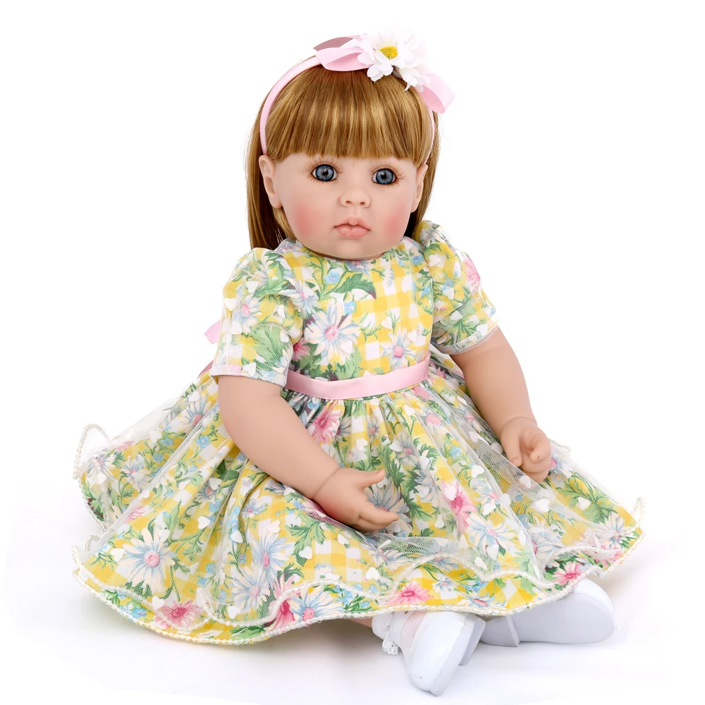 

20inch Free shipping lifelike reborn baby doll wholesale princess toddlers dolls soft real touch reborn dolls kids birthday toy