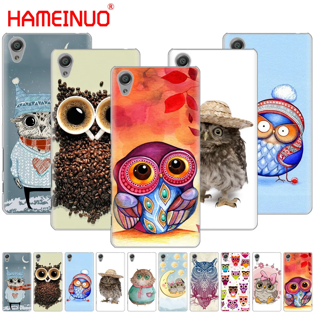 HAMEINUO чехол для телефона с красочными совами sony xperia C6 XA1 XA2 XA ULTRA X XP L1 L2 compact XR/XZ/XZS