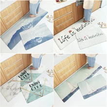 Уютный ПВХ декорации кухонный коврик нескользящий водостойкий масляный коврик Домашний Декоративный Пол Коврик Прямоугольный супер мягкий дверной коврик