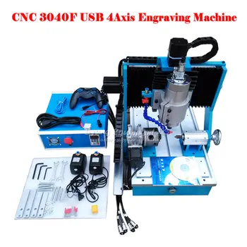 

Square rails 3040F USB 4 Axis 1500W mini CNC router for Wood Metal mini milling machine free tax to RU