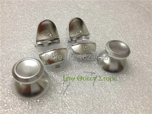 

For Sony PS4 Dualshock 4 Controller Silver aluminium Analog Thumb Stick L1R1 L2R2 Trigger Buttons for playstation 4 replacement