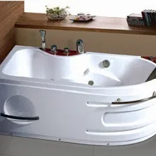Лидер продаж ванная комната акриловая ванна массажная ванна с ручной душ и кран