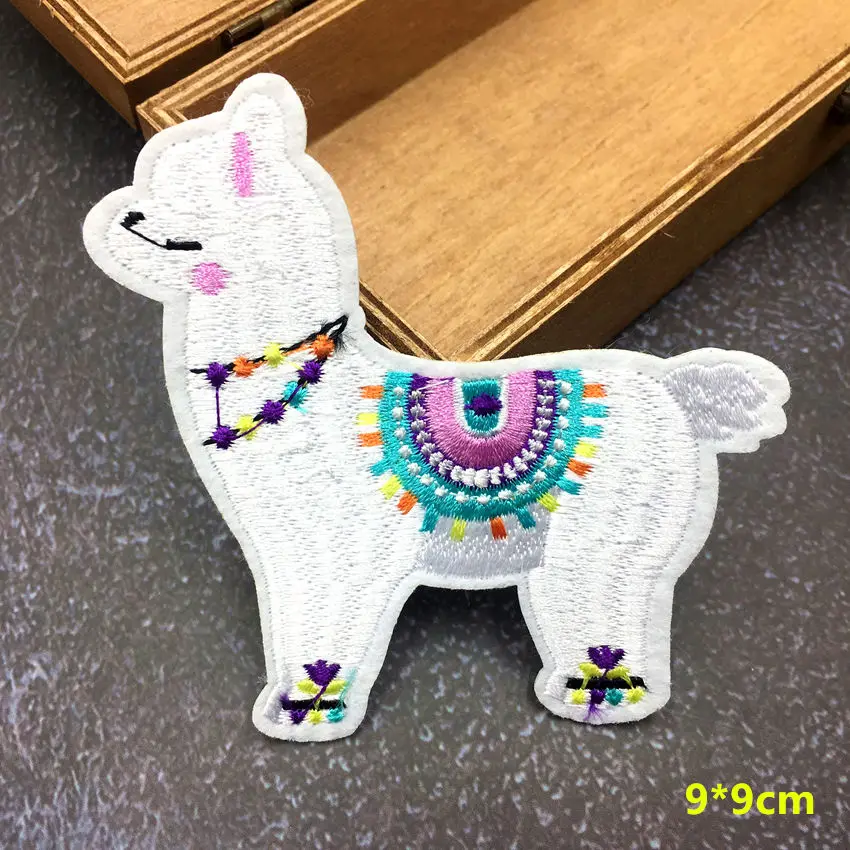 Нашивки с аппликацией llama Alpaca нашивки утюгом на рубашке трикотажная кепка