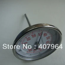 0-100c Китай биметаллический термометр с задней связи, ss304, 3 дюймов циферблат быстрая, высокое качество