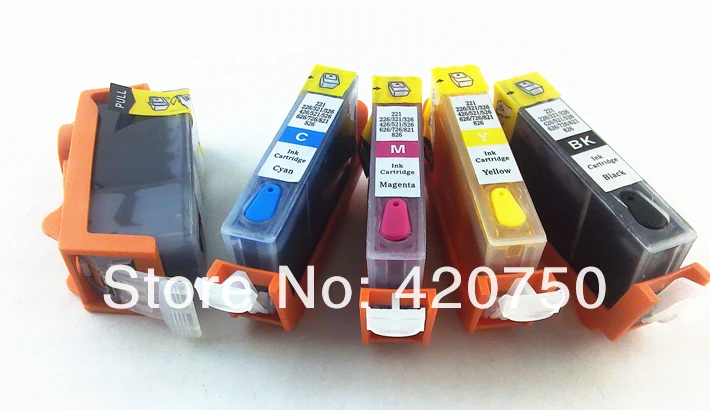 5PK Заполняемые картриджи с полными чернилами для BCI325 BCI326 подходит canon IP4830 IP4930 IX6530