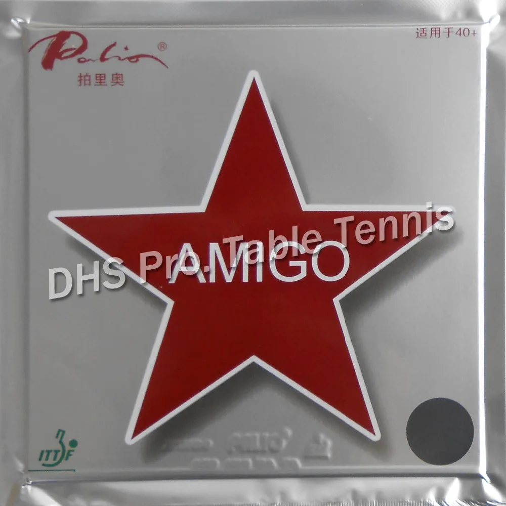 

Palio AMIGO 40+ tacky pips-in table tennis pingpong rubber with GL sponge 2.2mm