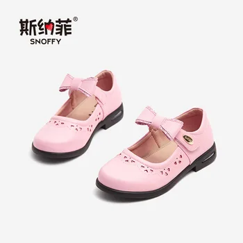 

Children Girls Shoes Spring Princess Leather Shoes Bow Hollow Kids Dress Wedding Shoes Girls Casual Sneakers TX430
