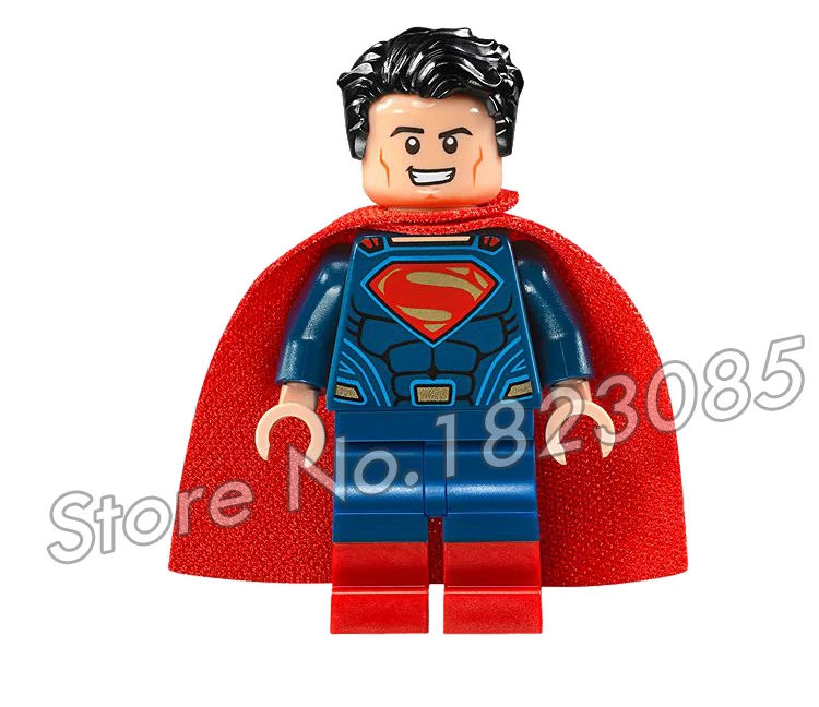 555pcs Super Heroes Batman Movie Superman Battle Wonder Woman 07019 DIY Figure Building Blocks Toys
