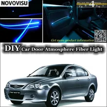 Novovisu для mitsubishi, Proton Persona подкладке окружающий свет атмосферу волоконно-оптического диапазона огни внутри двери Панель освещения настройки