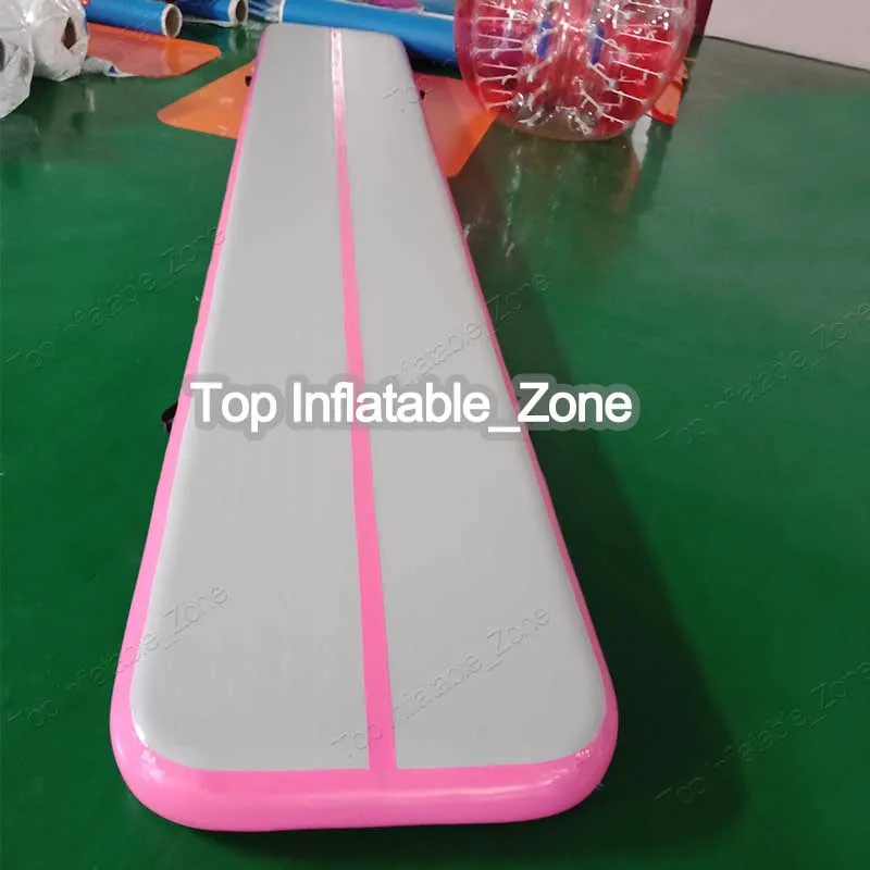 buy Free Shipping 5m Pink Inflatable Cheap Gymnastics Mattress Gym Tumble Airtrack Floor Tumbling Air Track For Sale