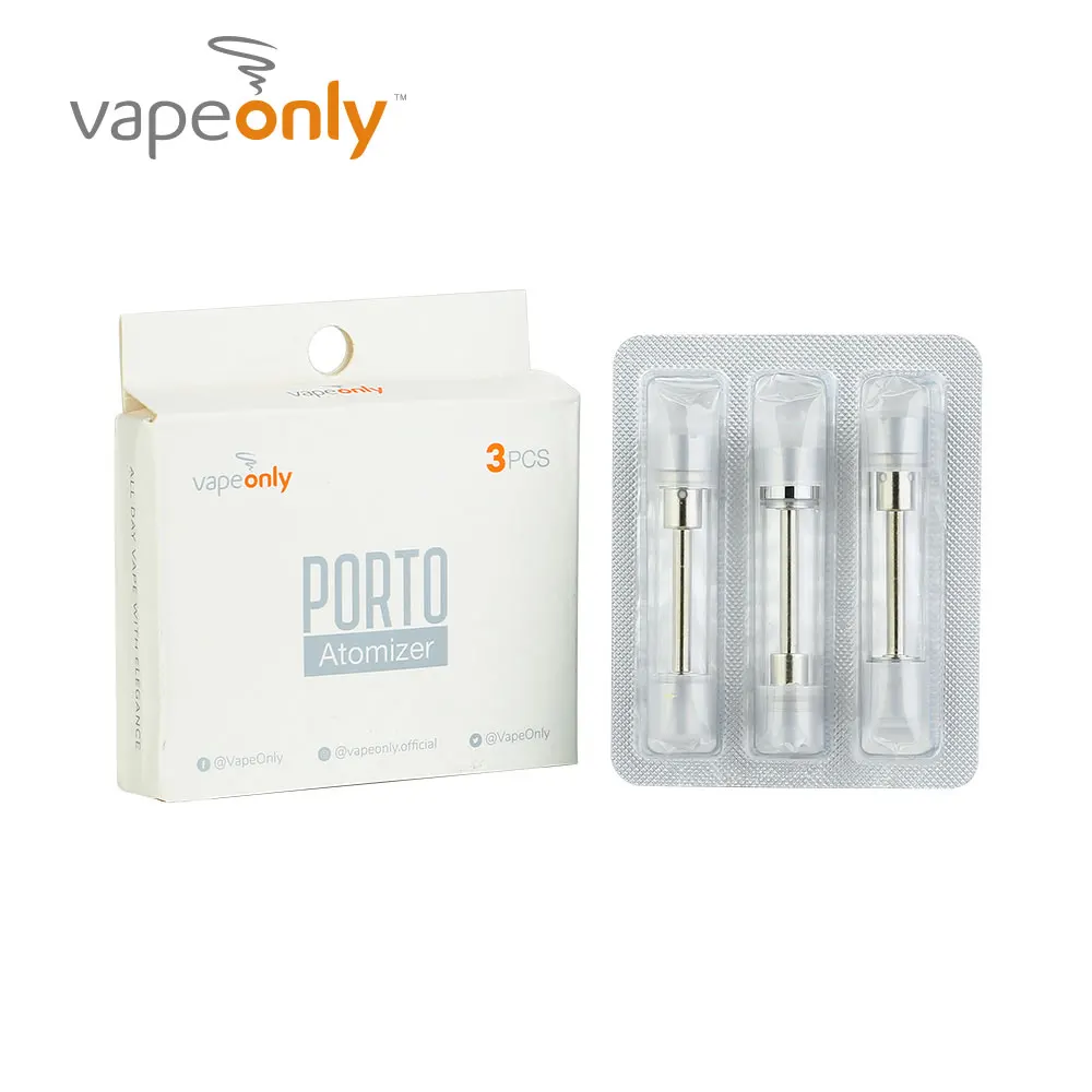 Оригинальный 3 шт. VapeOnly Порто PCC комплект картриджа 1 мл емкость с 2.2ohm керамические