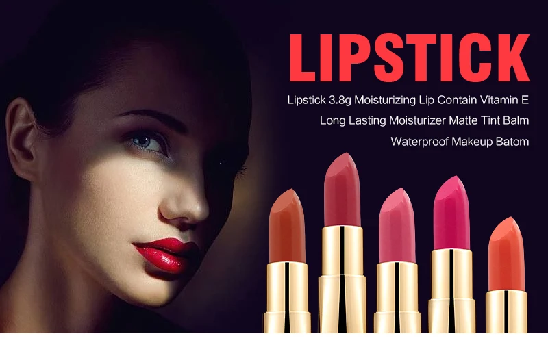 FOCALLURE Waterproof Matte Liquid Lipstick Moisturizer Smooth Lip Stick Long Lasting Lip Gloss Cosmetic Beauty Makeup