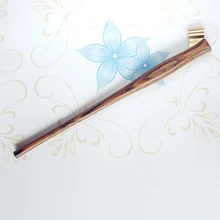 Ручной работы породы древесины медный оттиск с письменами Античная держатель для перьевой ручки косой ручка для каллиграфии